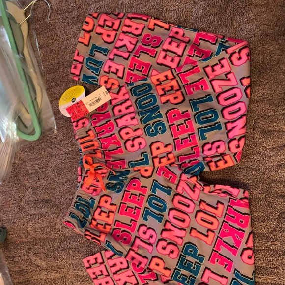 New Total girl flame resistant lol sparkle sleep pants - Picture 4 of 9